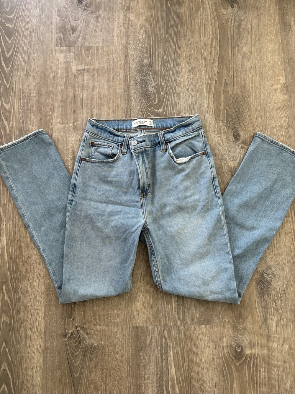 Abercrombie & Fitch High Rise Blue Jeans